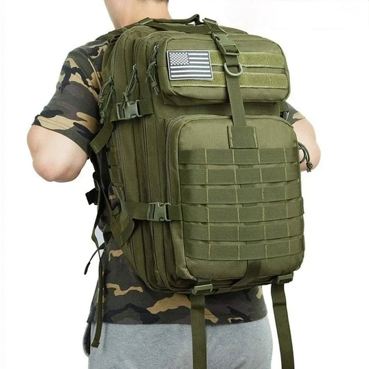 Waterproof Tactical Backpack - 30L50L Nylon Rucksack for Hiking Camping Fishing and Hunting - ZOOMNSTORE