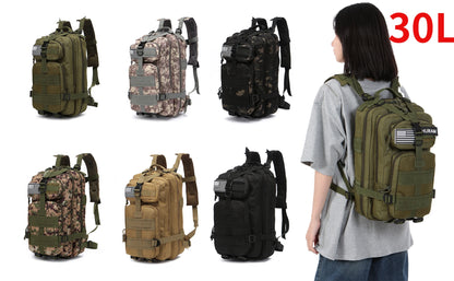 Waterproof Tactical Backpack - 30L50L Nylon Rucksack for Hiking Camping Fishing and Hunting - ZOOMNSTORE