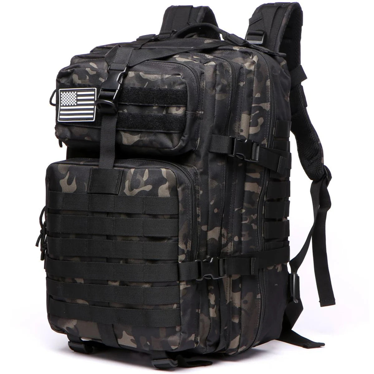 Waterproof Tactical Backpack - 30L50L Nylon Rucksack for Hiking Camping Fishing and Hunting - ZOOMNSTORE