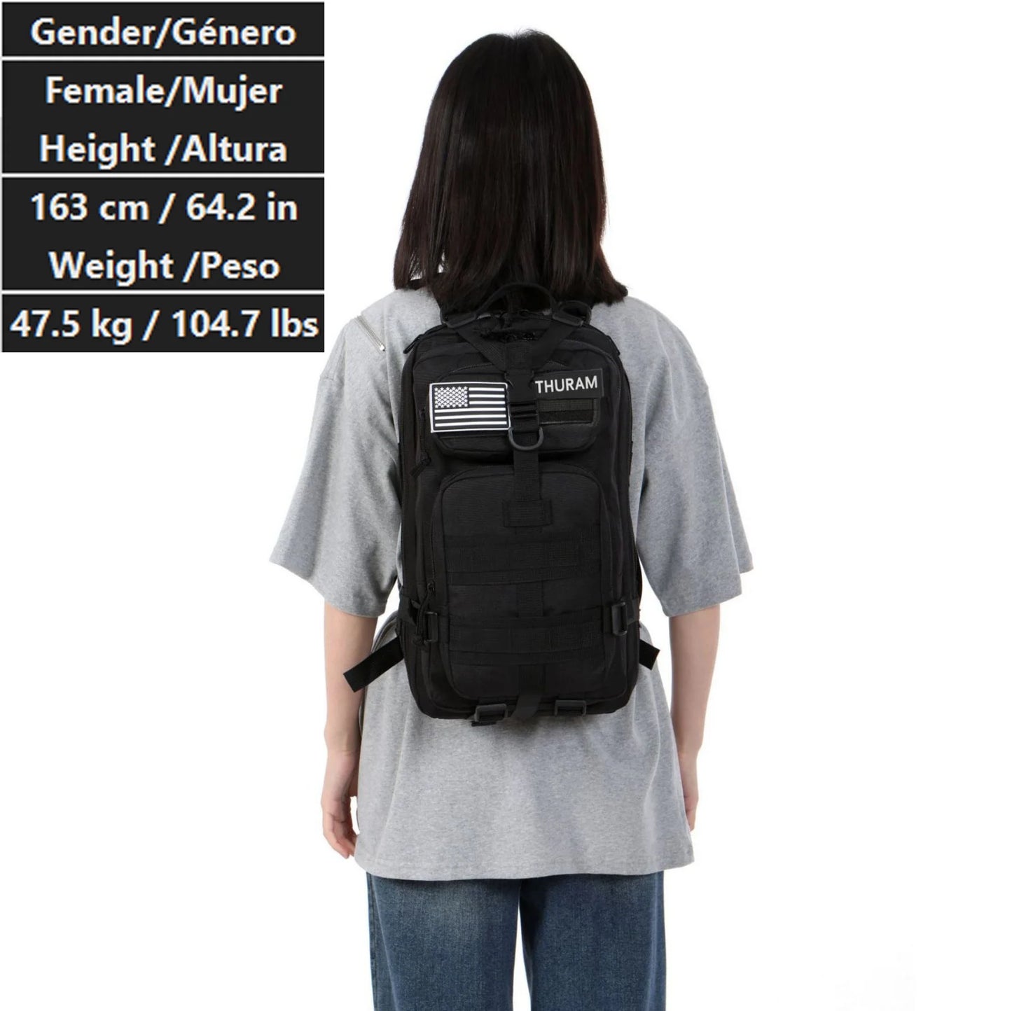 Waterproof Tactical Backpack - 30L50L Nylon Rucksack for Hiking Camping Fishing and Hunting - ZOOMNSTORE