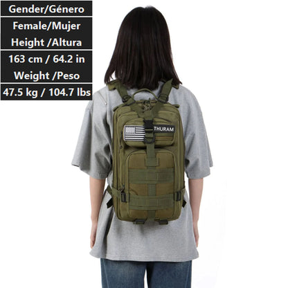 Waterproof Tactical Backpack - 30L50L Nylon Rucksack for Hiking Camping Fishing and Hunting - ZOOMNSTORE