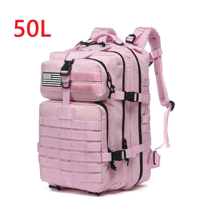 Waterproof Tactical Backpack - 30L50L Nylon Rucksack for Hiking Camping Fishing and Hunting - ZOOMNSTORE