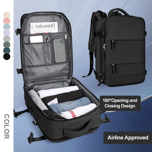 Waterproof Travel Backpack for Men - Airline Approved Anti-Theft Laptop  Hiking Bag - ZOOMNSTORE