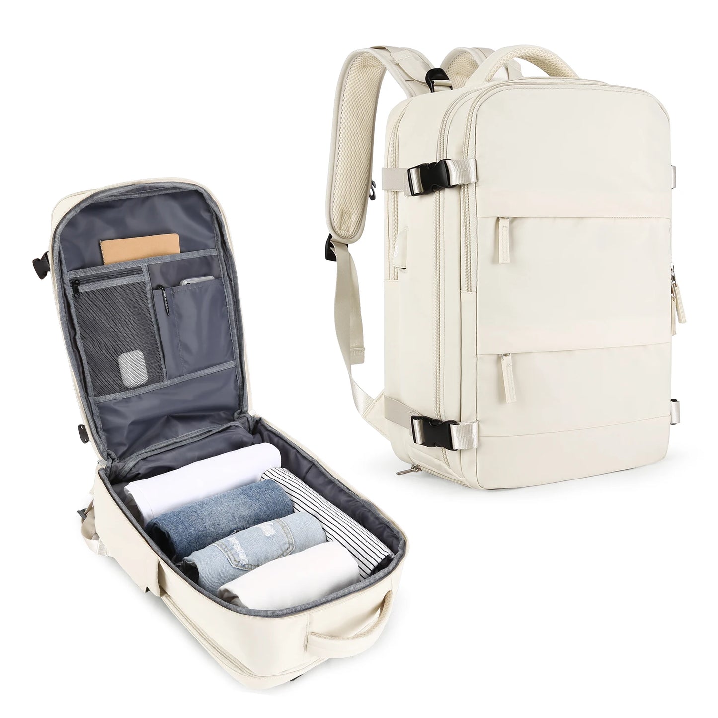 Waterproof Travel Backpack for Men - Airline Approved Anti-Theft Laptop  Hiking Bag - ZOOMNSTORE