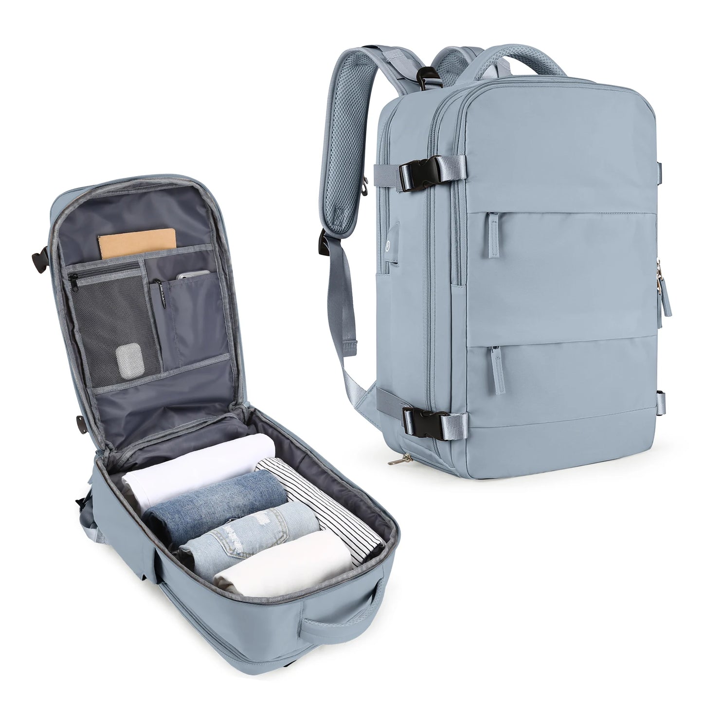 Waterproof Travel Backpack for Men - Airline Approved Anti-Theft Laptop  Hiking Bag - ZOOMNSTORE