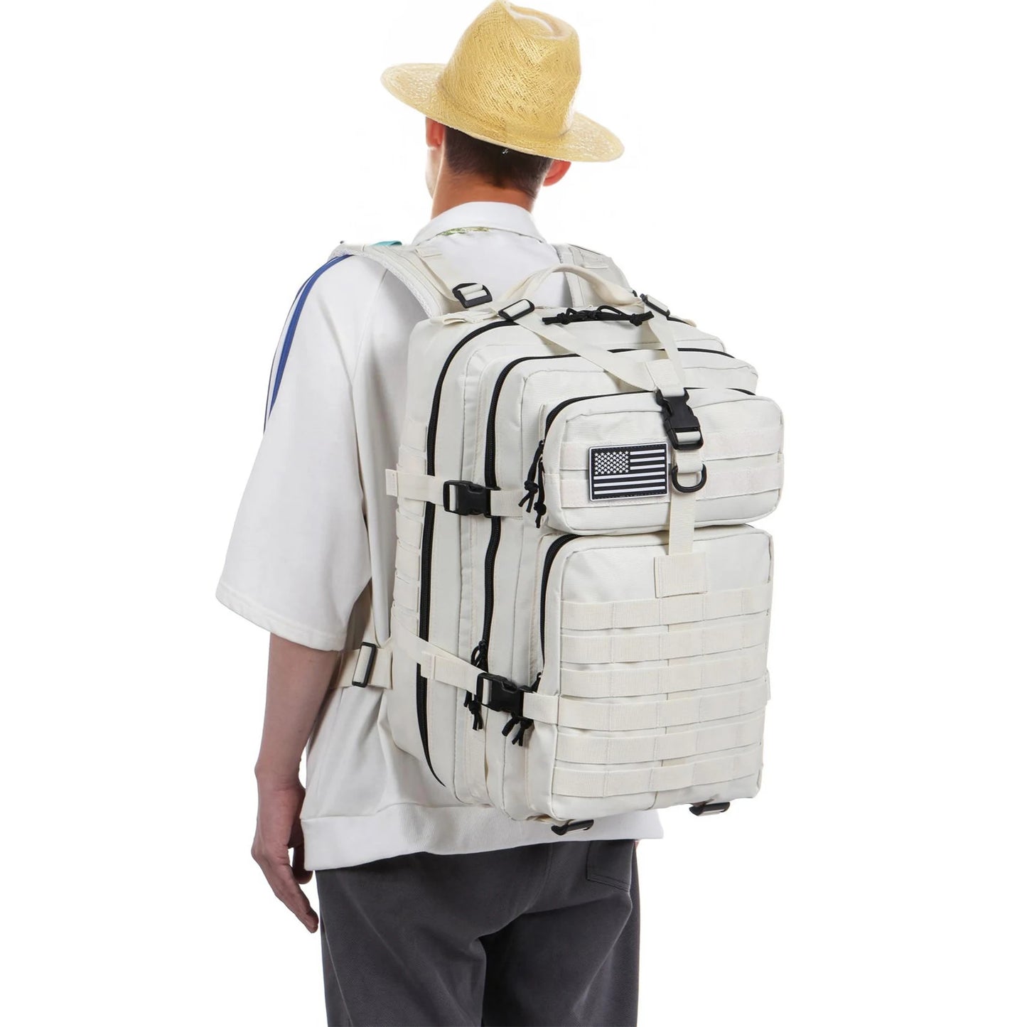 Waterproof Tactical Backpack - 30L50L Nylon Rucksack for Hiking Camping Fishing and Hunting - ZOOMNSTORE