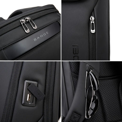 Waterproof USB Charging Laptop Backpack - 17 Travel Business Bag for Men - ZOOMNSTORE