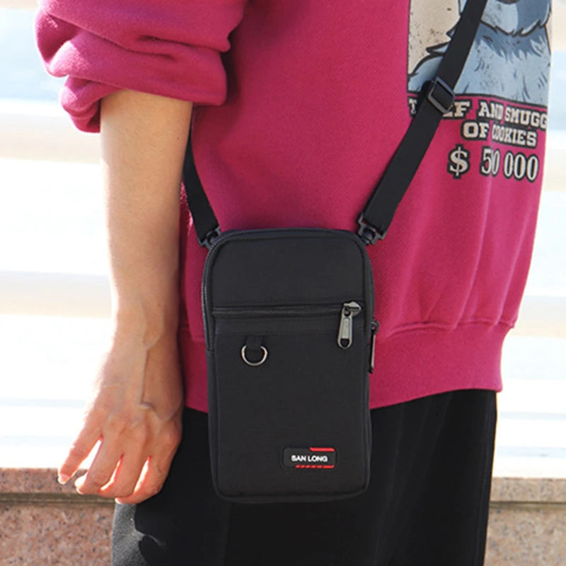 Waterproof Waist Bag – Double Layer Outdoor Fanny Pack With Oxford Pouch - ZOOMNSTORE