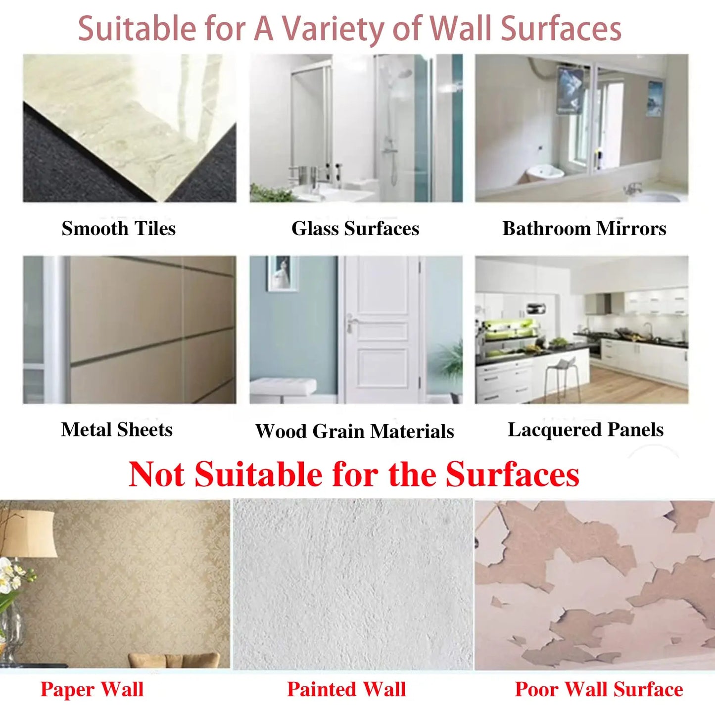 Waterproof Sticky Wall Hooks - Self-Adhesive Hooks for Kitchen Bathroom and Outdoor Use - ZOOMNSTORE