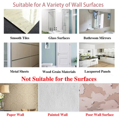 Waterproof Sticky Wall Hooks - Self-Adhesive Hooks for Kitchen Bathroom and Outdoor Use - ZOOMNSTORE