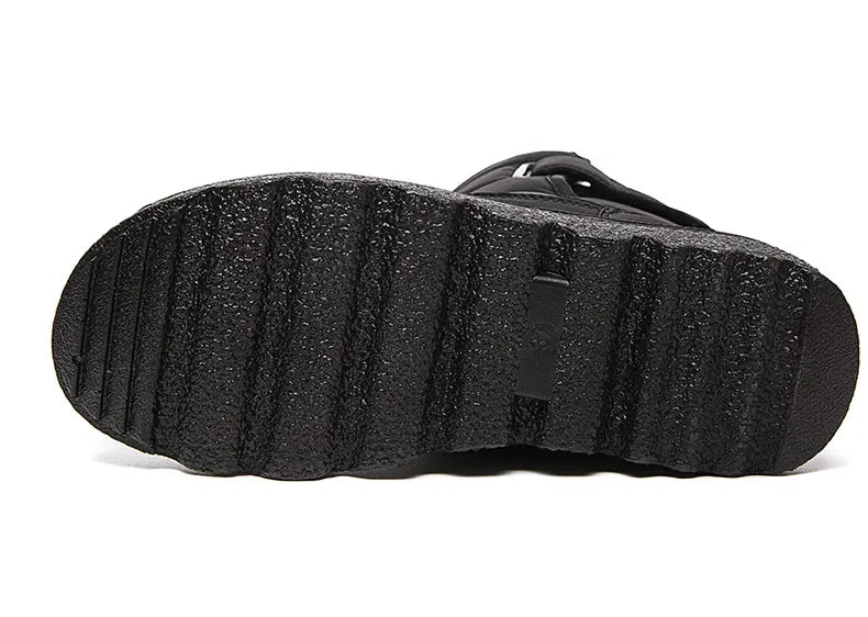 Women Boots 2025 Winter Shoes Woman Waterproof Snow Boots Winter Warm Fur Botas Mujer Korea Style Black Ankle Boots For Women - ZOOMNSTORE