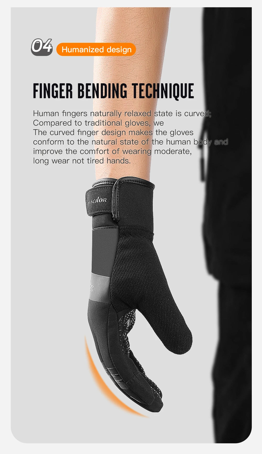 Waterproof Winter Gloves - 3M Thinsulate Insulated Thermal Cycling Gloves For Men - ZOOMNSTORE