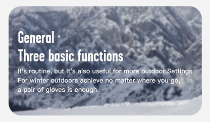 Waterproof Winter Gloves - 3M Thinsulate Insulated Thermal Cycling Gloves For Men - ZOOMNSTORE