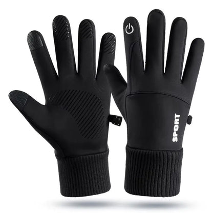 Waterproof Winter Gloves – Full Finger Touch Screen Gloves With Warm Fleece & Non Slip Palm - ZOOMNSTORE