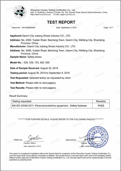 Waterproof Work Boots - Men Safety Steel Toe Leather Ankle Height Shoes - ZOOMNSTORE