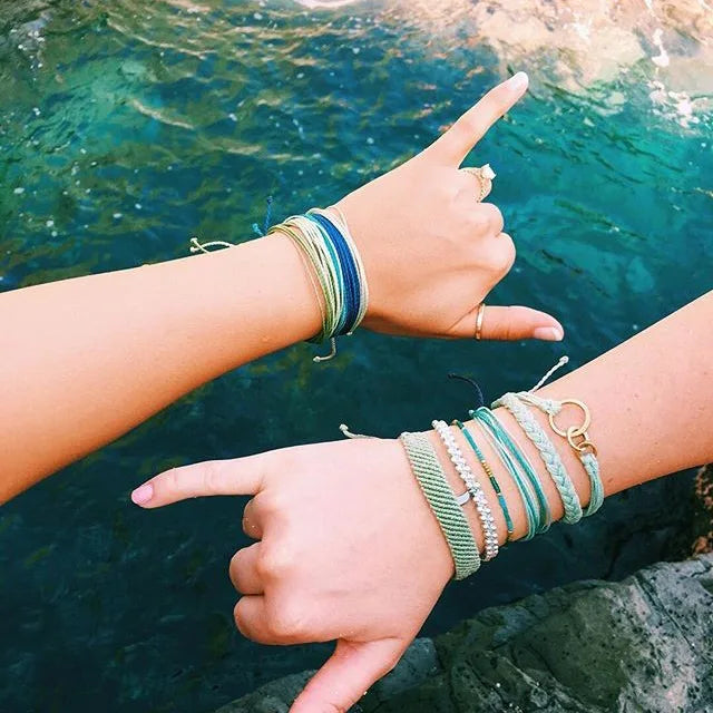 Waterproof Handmade Wax Rope Bracelets - Adjustable Friendship Anklets - ZOOMNSTORE