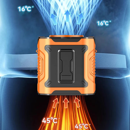 Wearable Belt Clip Fan – Portable Waist Fan with Rechargeable Battery & LED Flashlight - ZOOMNSTORE