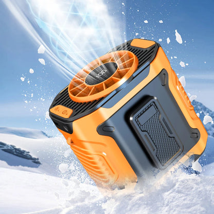 Wearable Belt Clip Fan – Portable Waist Fan with Rechargeable Battery & LED Flashlight - ZOOMNSTORE