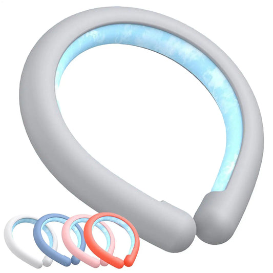 Wearable ice neck wrap summer heatstroke prevention Outdoor sports cooling tube Reusable Cold gel Neck cooler for hiking running - ZOOMNSTORE