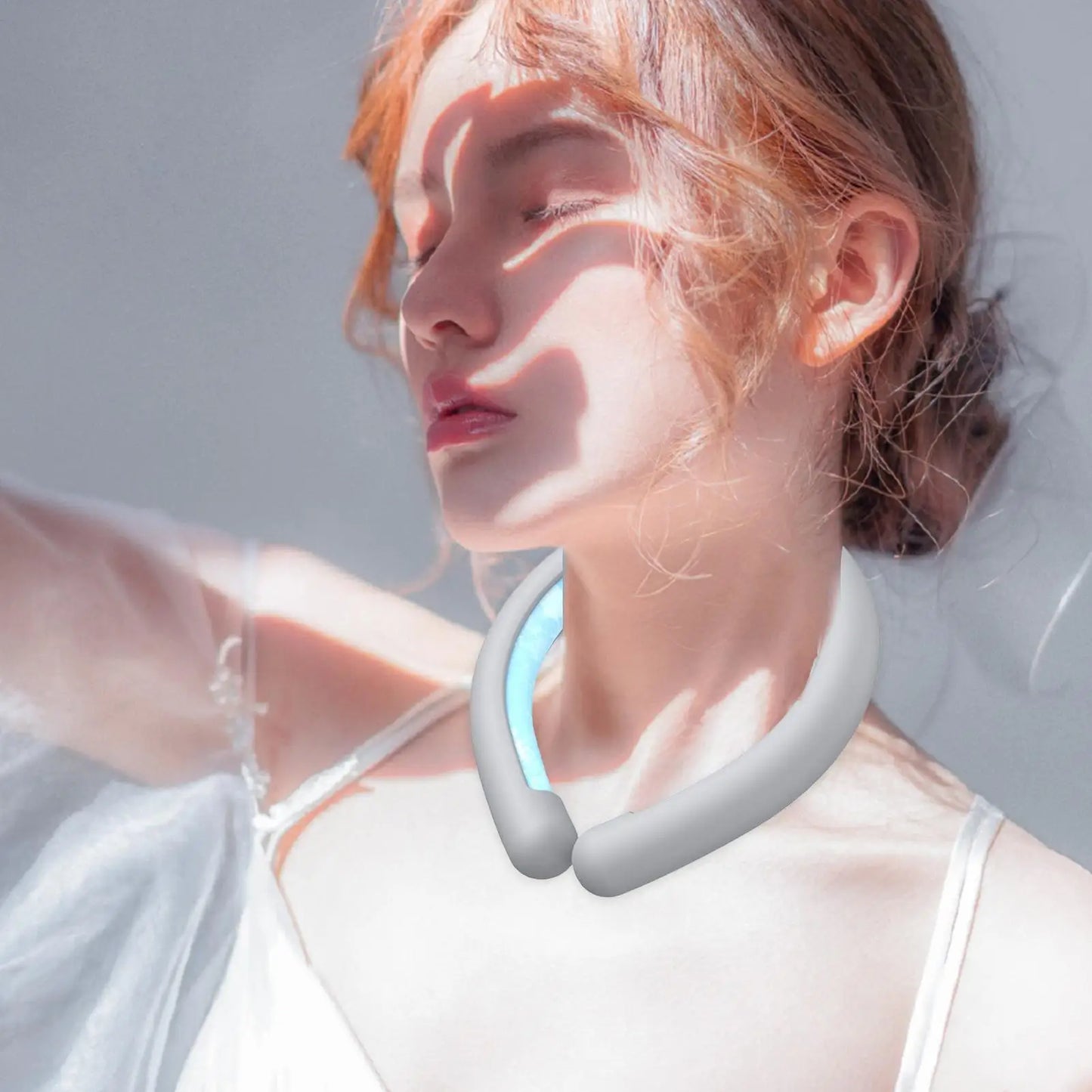 Wearable ice neck wrap summer heatstroke prevention Outdoor sports cooling tube Reusable Cold gel Neck cooler for hiking running - ZOOMNSTORE