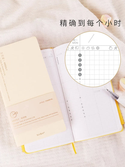 Weekly Planner Notebook - Undated Agenda & Daily Monthly Schedule Book - ZOOMNSTORE