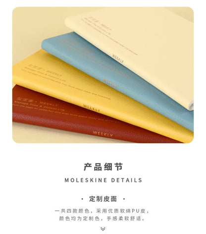 Weekly Planner Notebook - Undated Agenda & Daily Monthly Schedule Book - ZOOMNSTORE