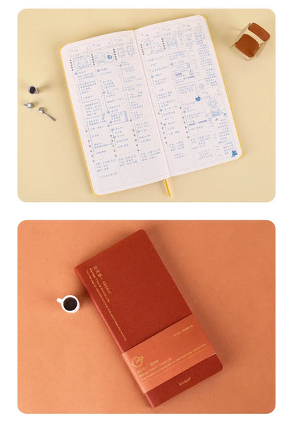 Weekly Planner Notebook - Undated Agenda & Daily Monthly Schedule Book - ZOOMNSTORE