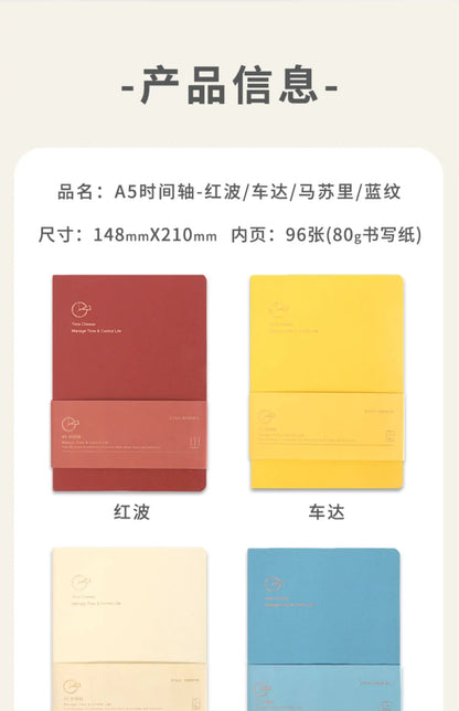 Weekly Planner Notebook - Undated Agenda & Daily Monthly Schedule Book - ZOOMNSTORE