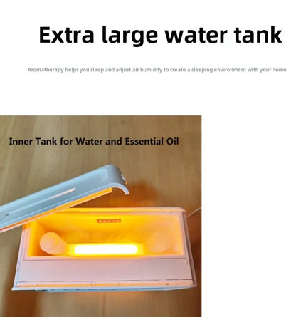 Bluetooth White Noise Machine with Aroma Diffuser  Humidifier - 8 Natural Sounds Night Light  Sleep Therapy - ZOOMNSTORE