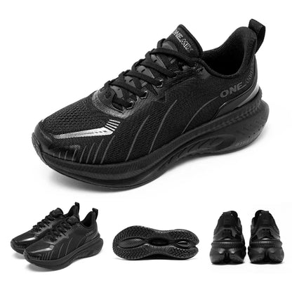 White Running Shoes - Air Cushion Sneakers With ForMotion Technology | Breathable Mesh Design - ZOOMNSTORE