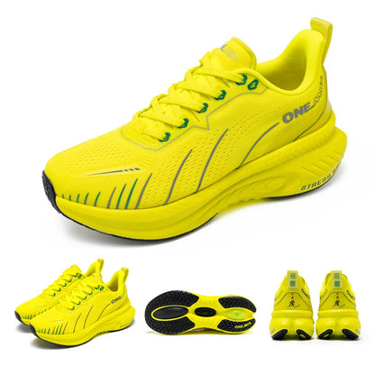White Running Shoes - Air Cushion Sneakers With ForMotion Technology | Breathable Mesh Design - ZOOMNSTORE