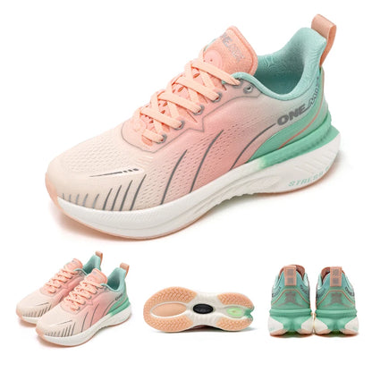 White Running Shoes - Air Cushion Sneakers With ForMotion Technology | Breathable Mesh Design - ZOOMNSTORE