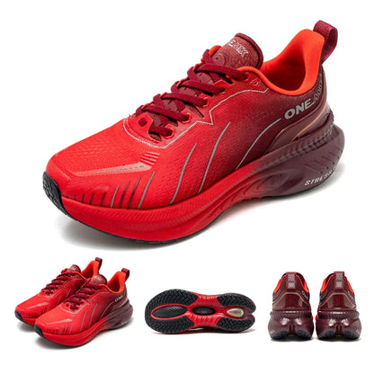White Running Shoes - Air Cushion Sneakers With ForMotion Technology | Breathable Mesh Design - ZOOMNSTORE