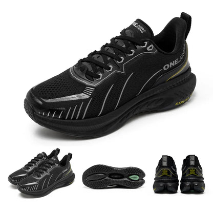 White Running Shoes - Air Cushion Sneakers With ForMotion Technology | Breathable Mesh Design - ZOOMNSTORE