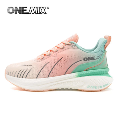 White Running Shoes - Air Cushion Sneakers With ForMotion Technology | Breathable Mesh Design - ZOOMNSTORE