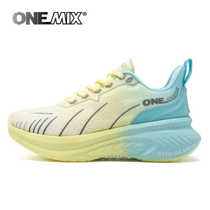 White Running Shoes - Air Cushion Sneakers With ForMotion Technology | Breathable Mesh Design - ZOOMNSTORE