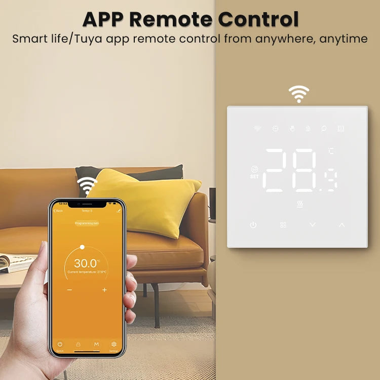 WiFi Heating Thermostat – Smart Temperature Controller for Electric Floor Heating - ZOOMNSTORE