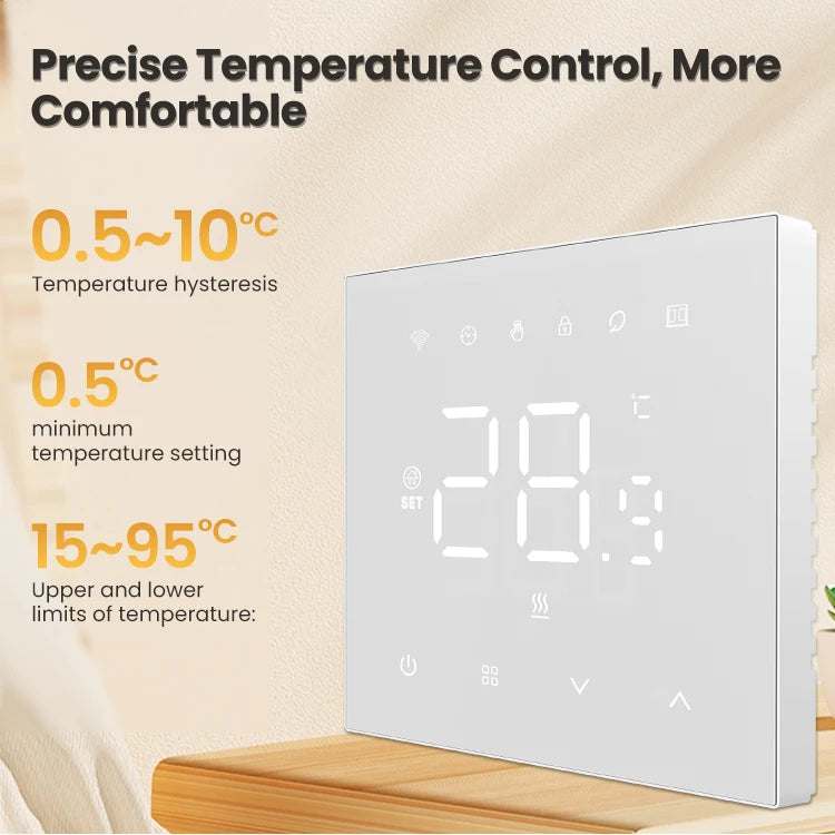 WiFi Heating Thermostat – Smart Temperature Controller for Electric Floor Heating - ZOOMNSTORE
