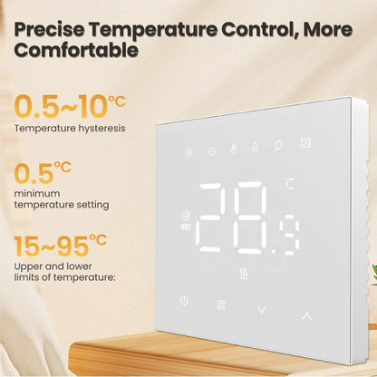 WiFi Heating Thermostat – Smart Temperature Controller for Electric Floor Heating - ZOOMNSTORE