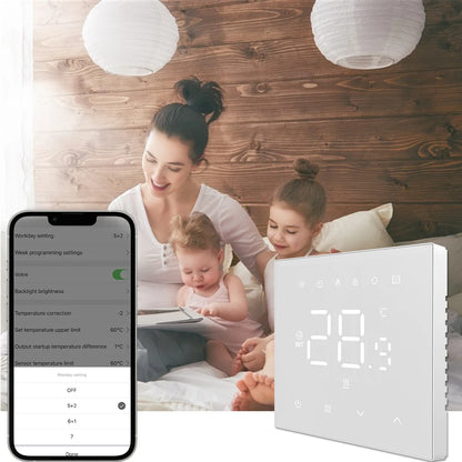 WiFi Heating Thermostat – Smart Temperature Controller for Electric Floor Heating - ZOOMNSTORE