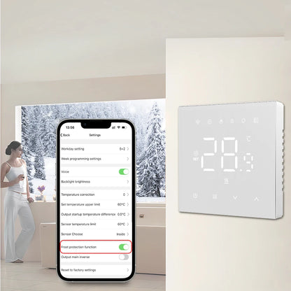 WiFi Heating Thermostat – Smart Temperature Controller for Electric Floor Heating - ZOOMNSTORE