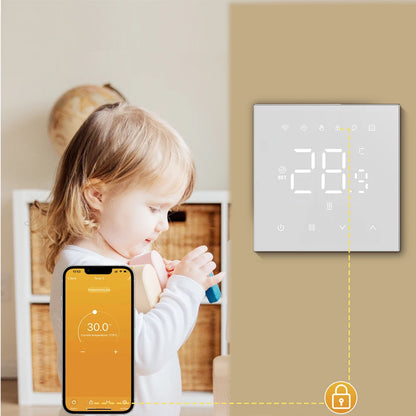 WiFi Heating Thermostat – Smart Temperature Controller for Electric Floor Heating - ZOOMNSTORE