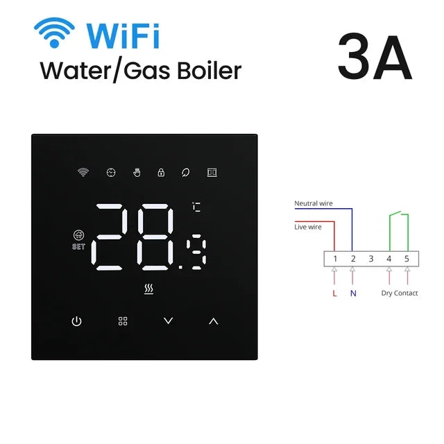 WiFi Heating Thermostat – Smart Temperature Controller for Electric Floor Heating - ZOOMNSTORE