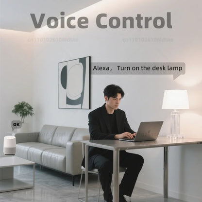 WiFi Smart LED Bulb - Dimmable E27 LED Light Bulb with Alexa & Google Home Voice Control - ZOOMNSTORE