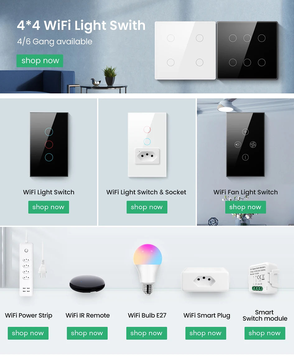 WiFi Smart Plug - Brazil Standard Socket With Remote Control & Voice Support - ZOOMNSTORE