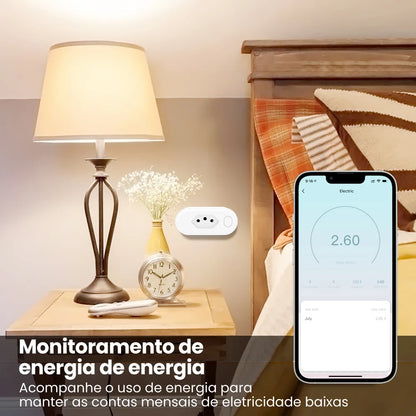 WiFi Smart Plug - Brazil Standard Socket With Remote Control & Voice Support - ZOOMNSTORE