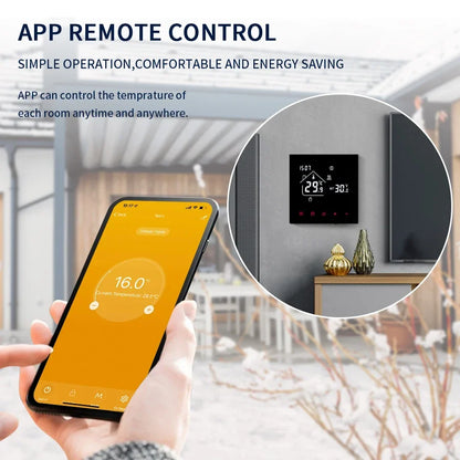 WiFi Smart Thermostat - Floor Heating Controller With Alexa Voice Control - ZOOMNSTORE
