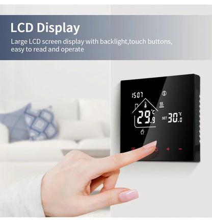 WiFi Smart Thermostat - Floor Heating Controller With Alexa Voice Control - ZOOMNSTORE