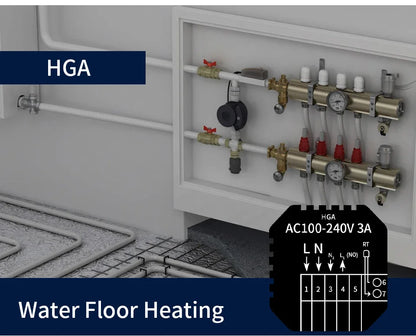 WiFi Smart Thermostat - Floor Heating Controller With Alexa Voice Control - ZOOMNSTORE