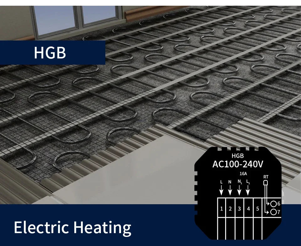 WiFi Smart Thermostat - Floor Heating Controller With Alexa Voice Control - ZOOMNSTORE